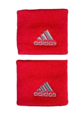 ADIDAS WRISTBAND SML RED/GREY