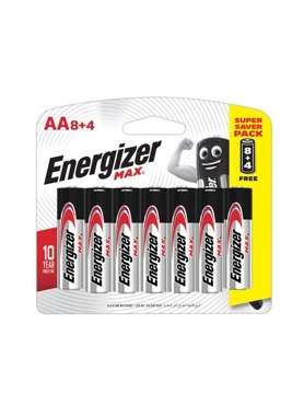 ENERGIZER 12PCS SIZE AA BATTERIES