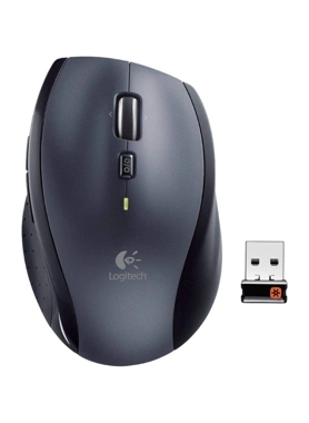 Logitech - M705 Marathon Wireless Mouse Charcoal 10.9 x 7.1 x 4.2 cm