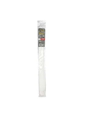 ACE CABLE TIES 60.96CM (24") WHT 10/PK