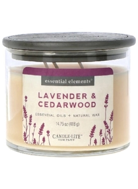 CANDLE-LITE LAVENDER & CEDARWOOD 436ML