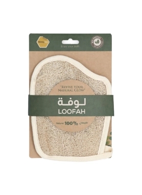 HONEYBEE NATURAL GLOVE SHAPE BATH LOOFAH