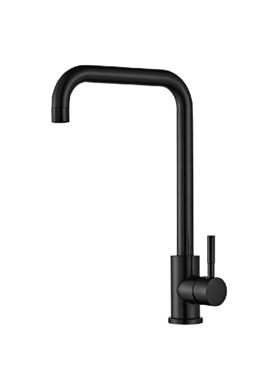 AQUA DROP KITCHEN MIXER SS BLACK