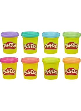 PLAY DOH 8 PACK NEON COLORS