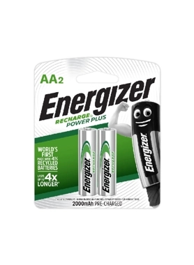 ENERGIZER BATT RECHARGEABLE AA 2/PACK