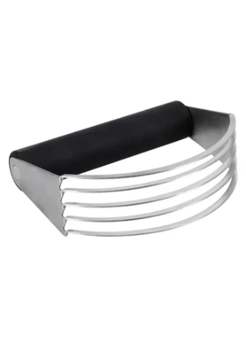 KitchenAid - Stainless Steel Pastry Blender Black and Silver 4 x 11 x 13 cm