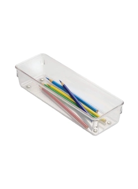 INTERDESIGN DRAWER ORGNZER CLR 7X22X5CM