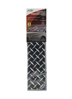 AUTOSMART CAR SHADE DIAMND PLATE STANDRD