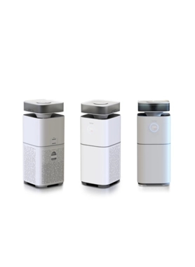 Homix - Sturdy Air Purifier and Humidifier White and Grey 3 L