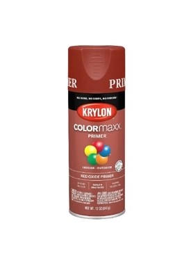 KRYLON COLORMAXX RED OXIDE PRIMER 340G
