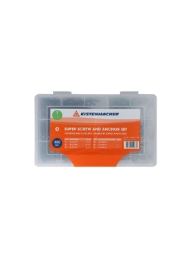 KISTENMACHER 300PCS SCREW & ANCHOR KIT