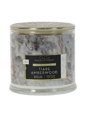 CANDLE-LITE TIARE AMBERWOOD CANDLE 414ML