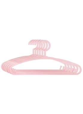 SET OF 6 PINK HANGERS