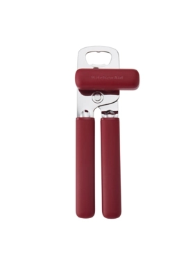 KitchenAid - Classic Multifunction Can Opener Empire Red and Silver 20 cm