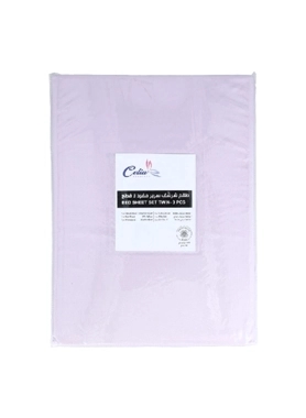 CELIA BED SHEET SET 3PCS TWIN L. LAVNDER