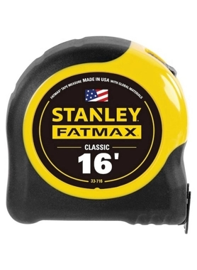 STANLEY FATMAX 16 FT. TAPE MEASURE