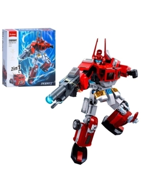 SLUBAN 2 IN 1 TRUCK AND ROBOT 260 PIECES