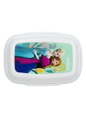 SUN LUNCH BOX W/4CLIPS FROZEN M.GREEN