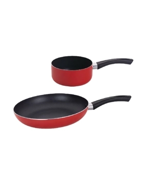 PARFAIT COOKWARE SET 2PCS ALUM RED