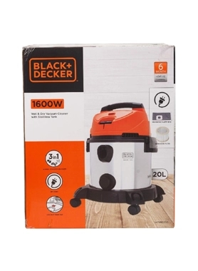 Black Decker1600W Drum Vacuum Cleaner20L