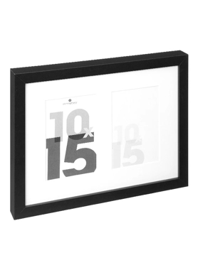 ATMOSPHERA EWEN BLACK 2PIC FRAME 10X15CM
