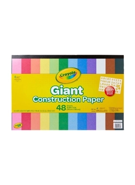 CRAYOLA GIANT CONSTRUCTION PAPER STENCIL