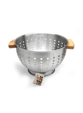 PARFAIT SS COLANDER W/BAMBOO HANDLE