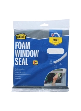 M D BUILDING FOAM TAPE 0.5X1X518CM WHT