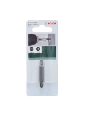 Bosch - Impact-Resistant Double Ended Screwdriver Bit Grey 45mm JE2 609 255