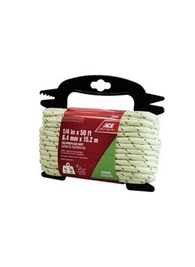 ACE BRAIDED CORD YELLOW 0.64CMX15.24M