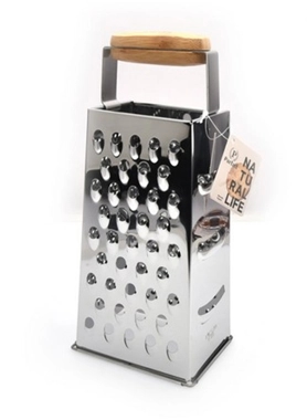 PARFAIT FOUR SIDED GRATER W/BAMBO HANDLE