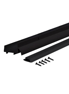 M-D BUILDING ALU DOOR BOTOM BK 91X 4.4CM