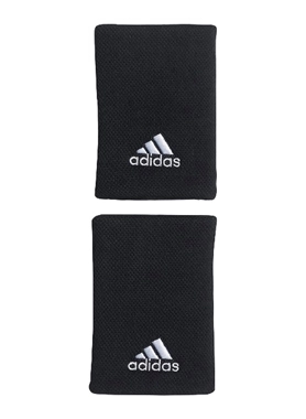 ADIDAS WRISTBAND LRG.BLACK/WHITE