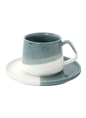 EASY LIFE SRL CUP&SAUCER 130ML GREEN