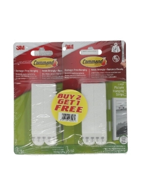 COMMAND LARGE STRIPS BUY2GET1 PHS