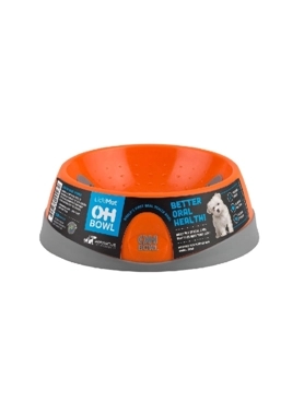 LICKIMAT NS PET BOWL FEEDER ORANGE SMALL