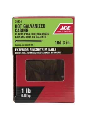 ACE CASING/TRIM NAIL (3)7.62CM 0.45KG