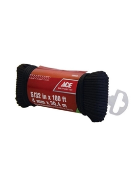 ACE ROPE 0.40CMX30.48M BLACK
