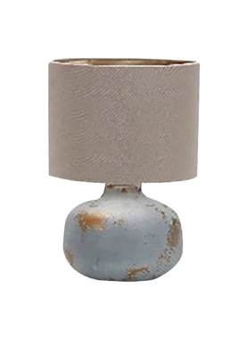 MICASA TABLE LAMP CERAMIC E27 60W SILVER