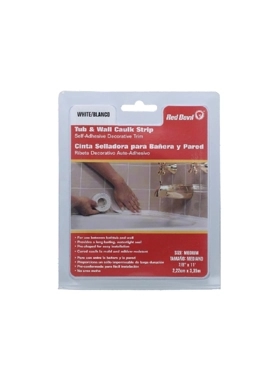 RED DEVIL TUB CAULK STRIP 2.22CM X 3.35M