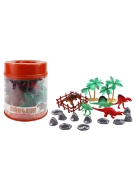 Xin Teng Yi - 20-Piece Dinosaur Play Set for Kids Multicolour 17 x 14 x 14 cm