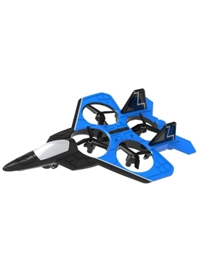 HELICMAX 2.4GHZ RC F35 FIGHTER DRONE BLU