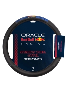 REDBULL STEERING WHEEL COVER BLK/WHT006