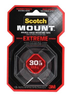 SCOTCH 30LB 2SIDE MOUNT TAPE 2.5X150CM