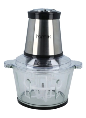 HOMIX GLASS CHOPPER & EGG BEATER 300W 2L
