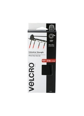 VELCRO HOOK&LOOP INDUSTRIAL BLACK 5X10CM