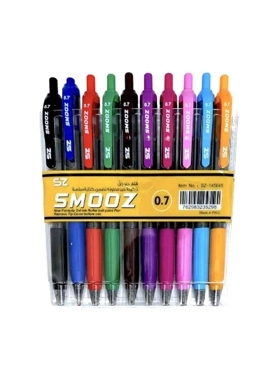 CLASS SMOOZ GEL INK PEN 0.7 SET OF 10 BX