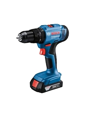 Bosch - 18V Cordless Drill Driver with Accessories Black and Blue 23.6 x 7.4 x 20.7 cm JE0 601 9K9