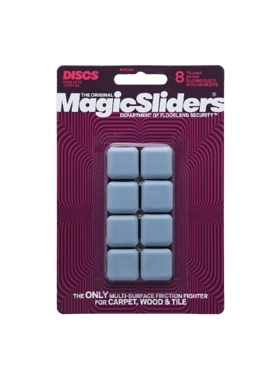 MAGIC SLIDERS 8PC SQRE FLOOR SLIDE 2.5CM