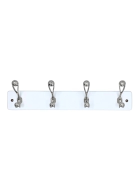 HONEYBEE ELKO HOOKS COAT 4 RACK WHITE